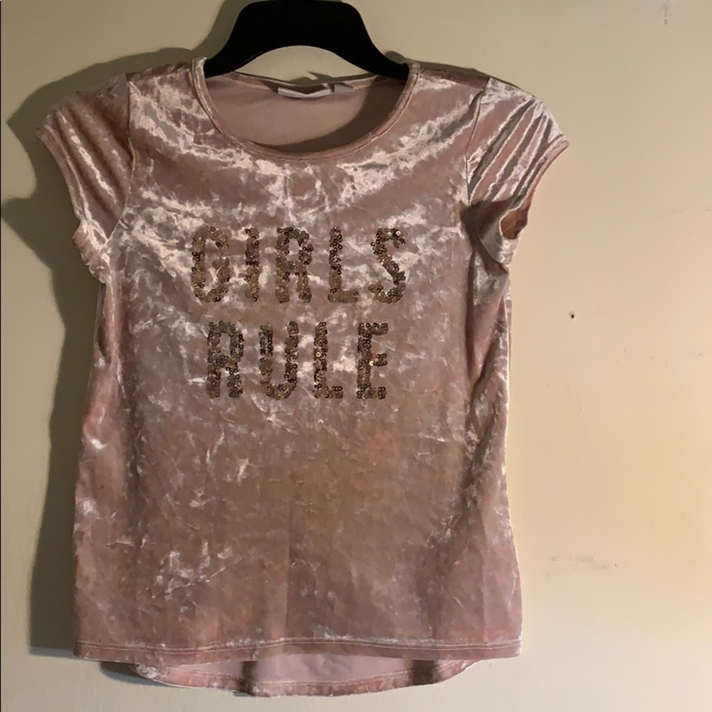 Light Pink Velvet Shirt